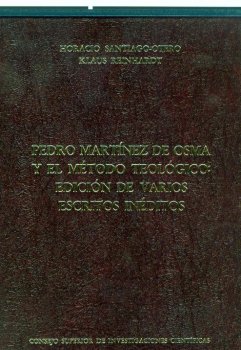 PEDRO MARTINEZ DE OSMA Y EL METODO TEOLOGICO