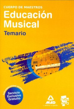 MAESTROS EDUCACION MUSICAL. TEMARIO